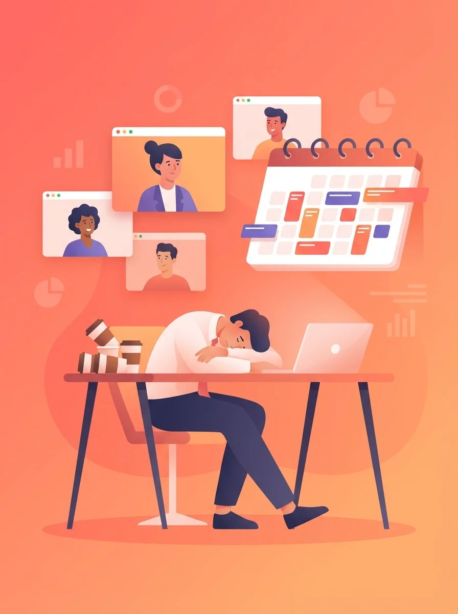 Background illustration for Endless Meetings