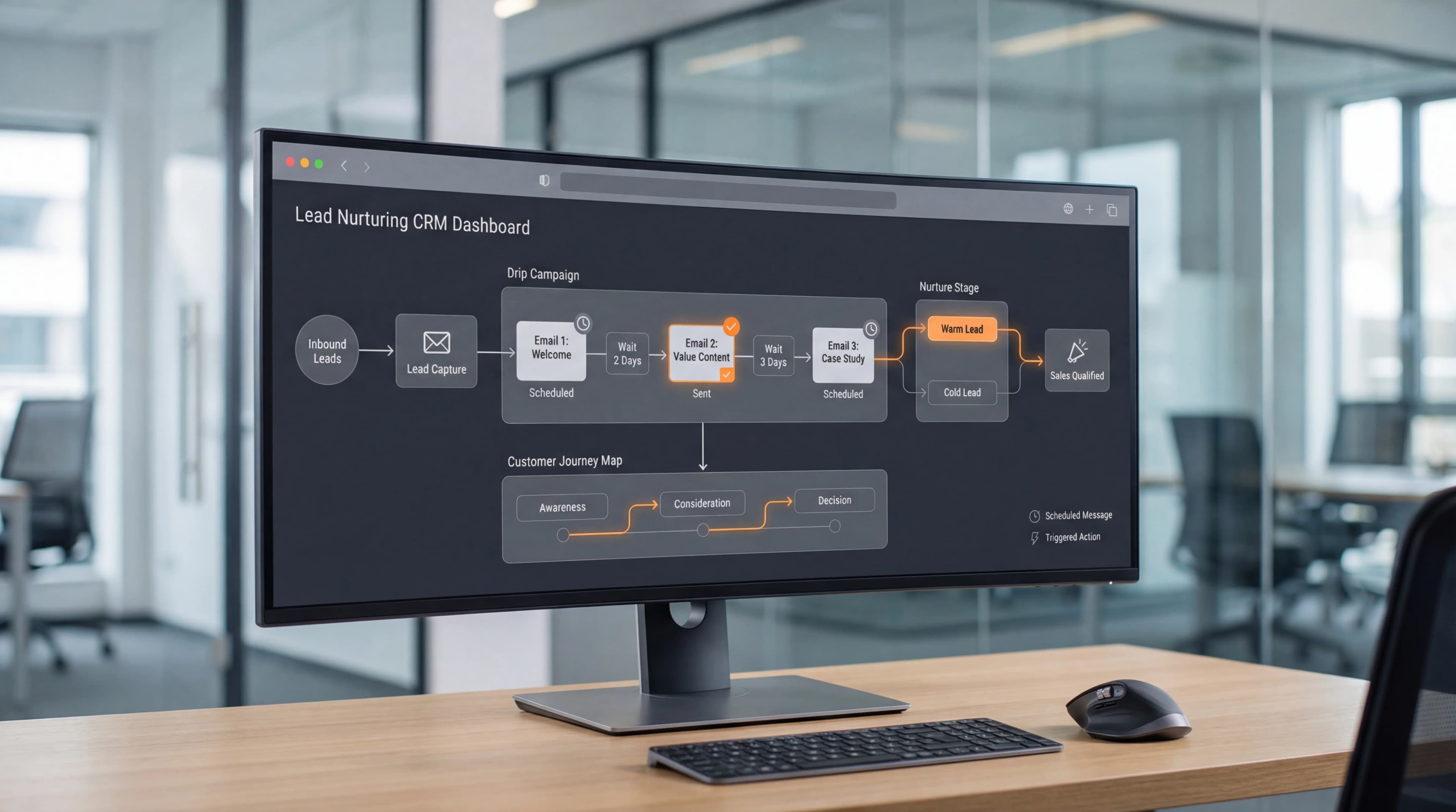Lead generation and email marketing automation